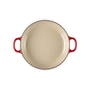 Le Creuset Signature Cerise Shallow Casserole 22cm